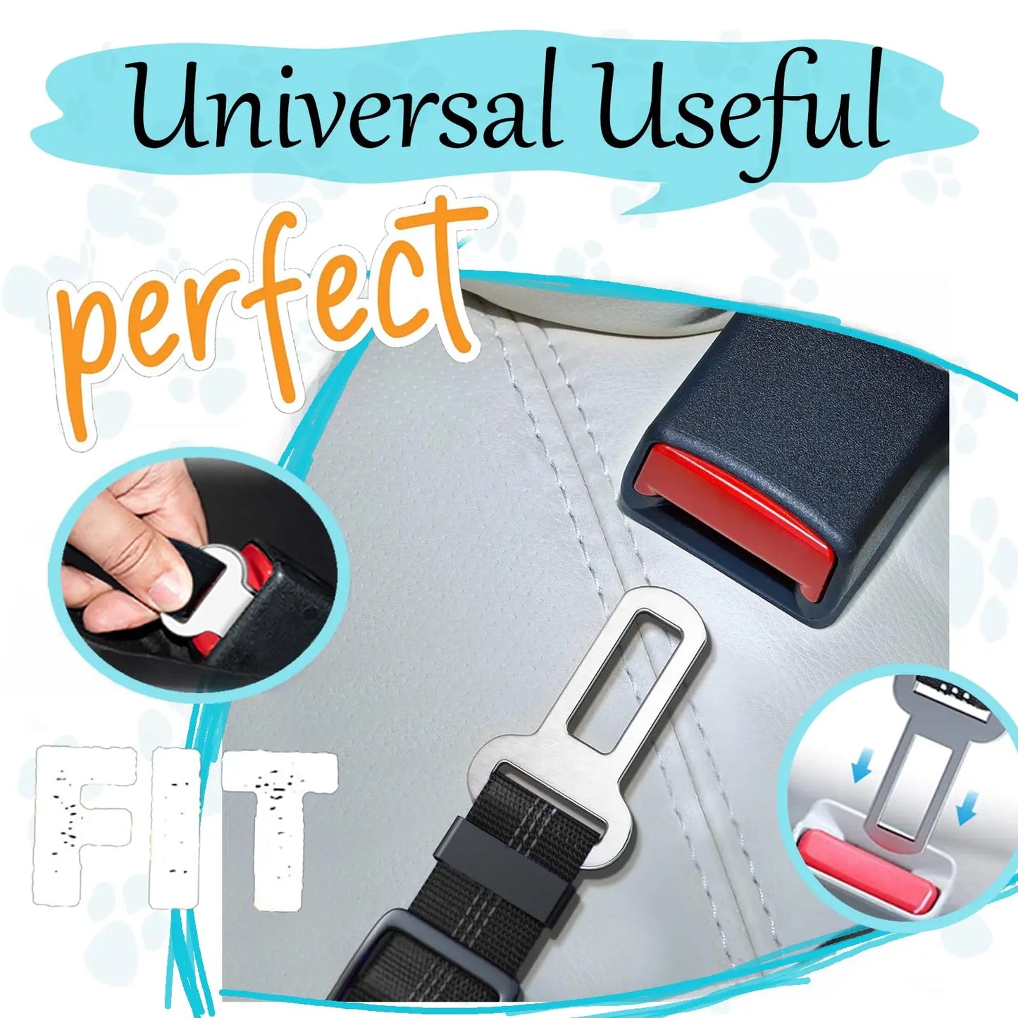 Adjustable Heavy-Duty Dog Car Seat Belt