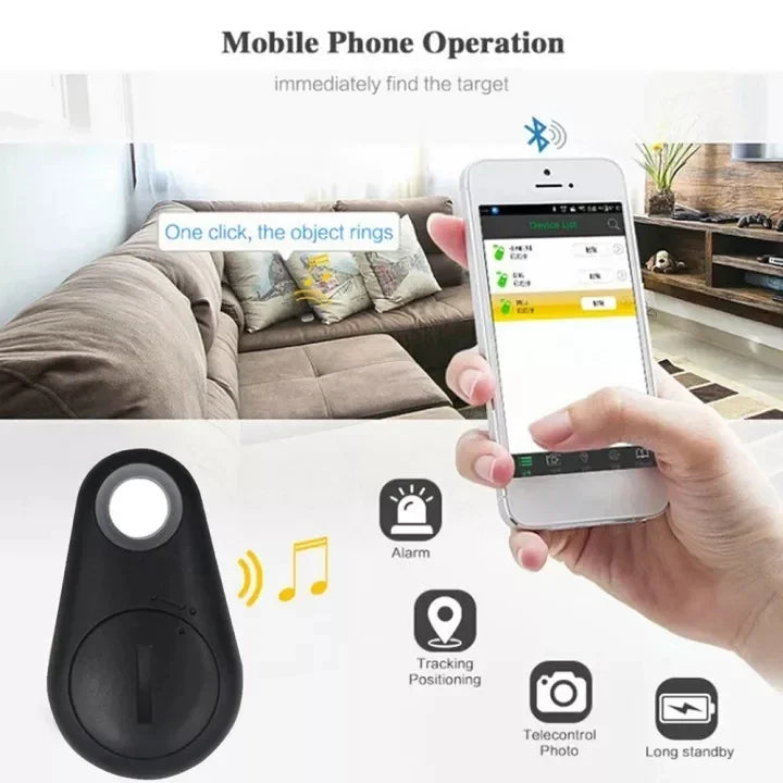 Mini Bluetooth 5.0 Smart Tracker – Anti-Lost Device for Pets, Kids & Valuables