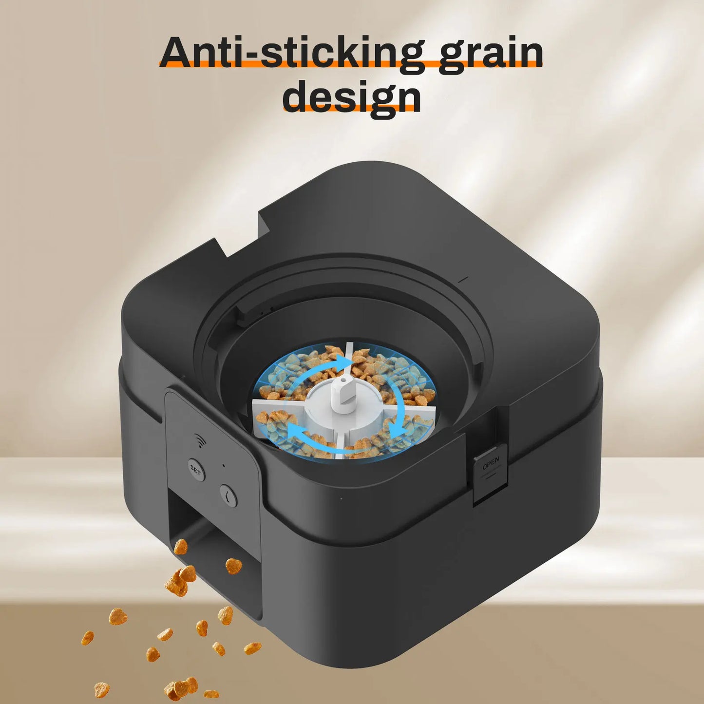 Smart Automatic Pet Feeder – Timed Slow-Feed Cat & Dog Food Dispenser