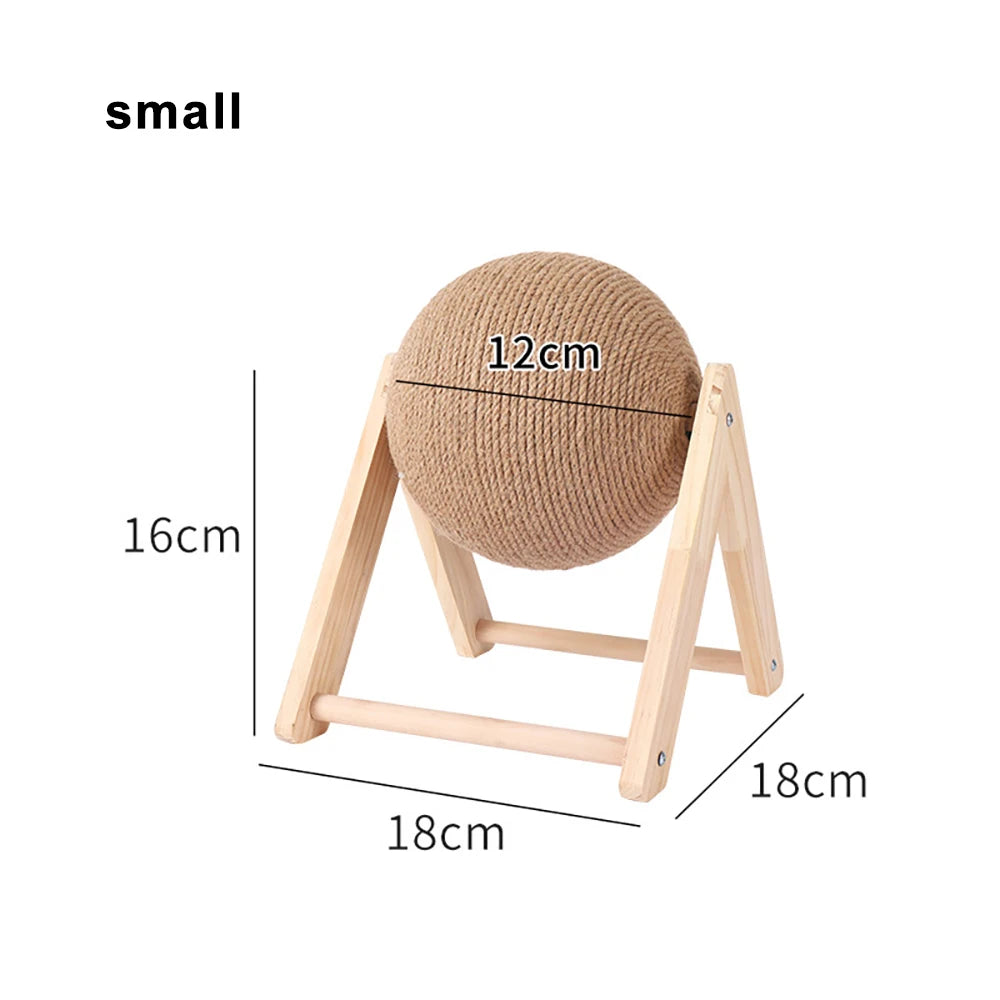Sisal Rope Cat Scratching Ball Toy