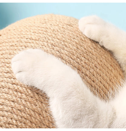 Sisal Rope Cat Scratching Ball Toy