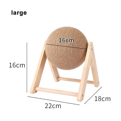 Sisal Rope Cat Scratching Ball Toy