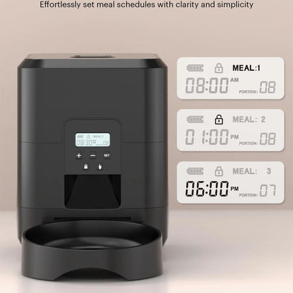 Smart Automatic Pet Feeder – Timed Slow-Feed Cat & Dog Food Dispenser