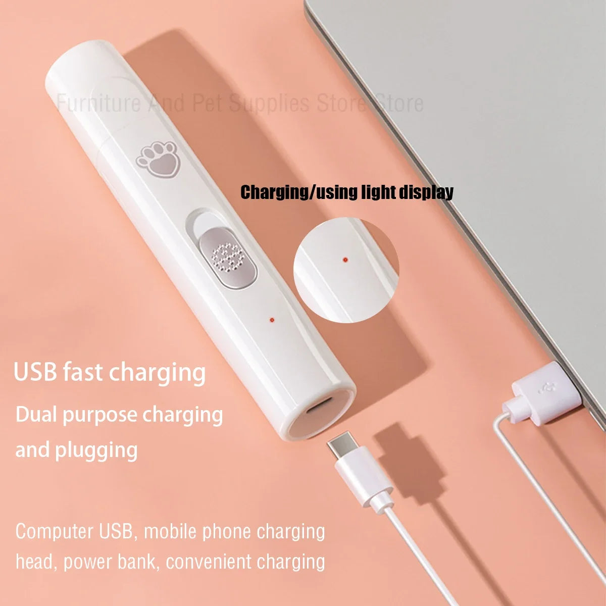 Rechargeable Electric Pet Nail Grinder