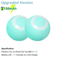 2PCS Blue 150mAh