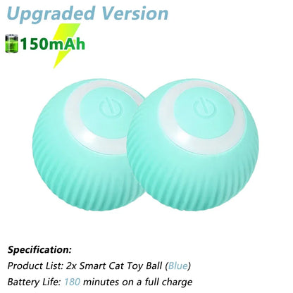Smart Electric Rolling Cat Ball – Interactive Automatic Toy