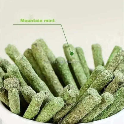 6PCS Natural Silver Vine Cat Sticks – Mint-Flavored Teeth & Scratch Toys