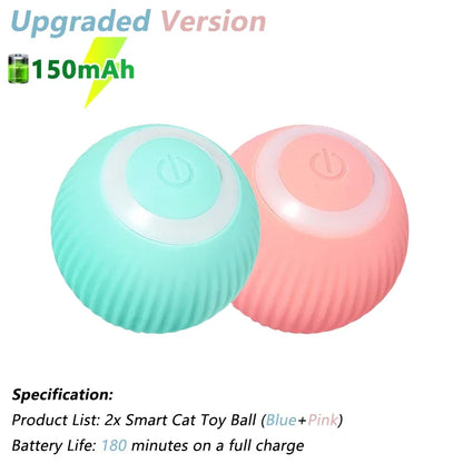 Smart Electric Rolling Cat Ball – Interactive Automatic Toy