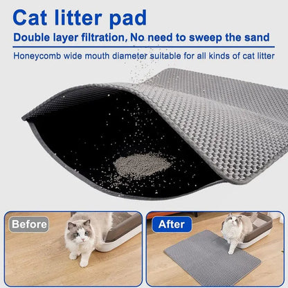Waterproof Double-Layer Cat Litter Mat
