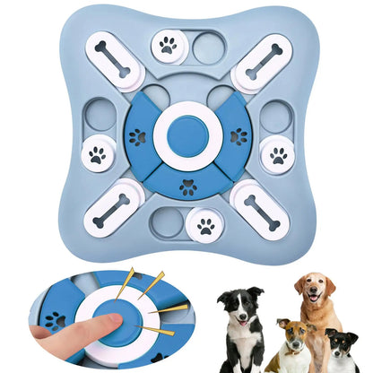 Slow Feeder Interactive Dog & Puppy IQ Food Dispenser Bowl