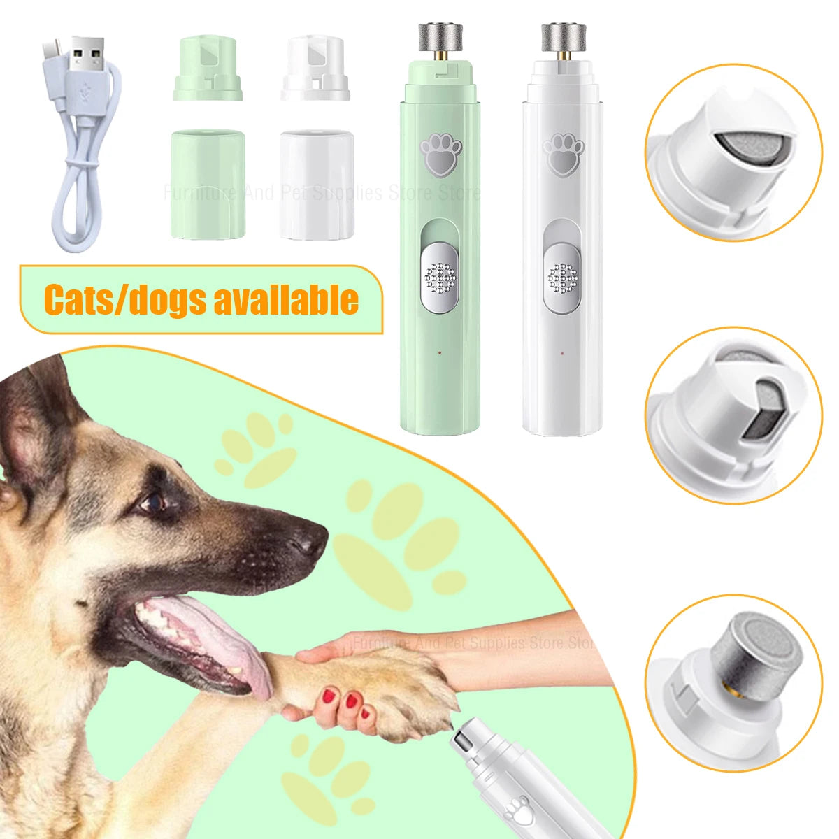 Rechargeable Electric Pet Nail Grinder