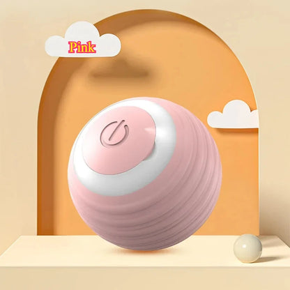 Rechargeable Smart Rolling Cat Toy – Faux Tail Mouse Simulation Ball