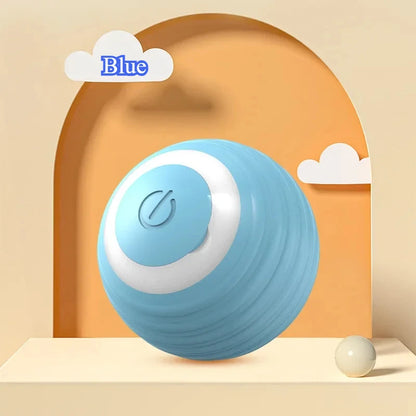Rechargeable Smart Rolling Cat Toy – Faux Tail Mouse Simulation Ball