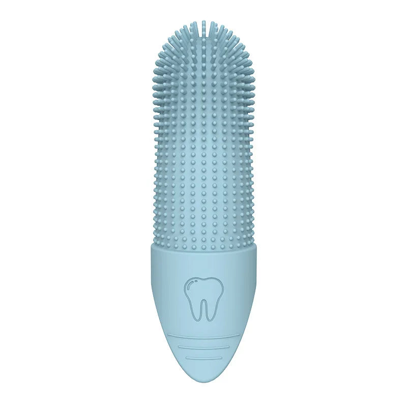 360° Silicone Finger Toothbrush for Dogs & Cats