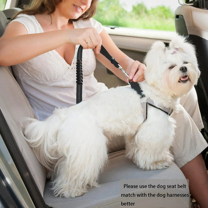 Adjustable Heavy-Duty Dog Car Seat Belt