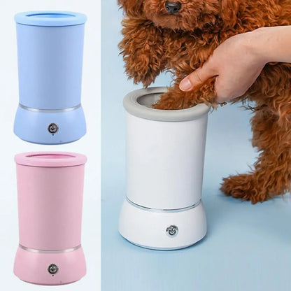 Automatic Electric Pet Paw Cleaner – Portable Quiet Dog Foot Washer