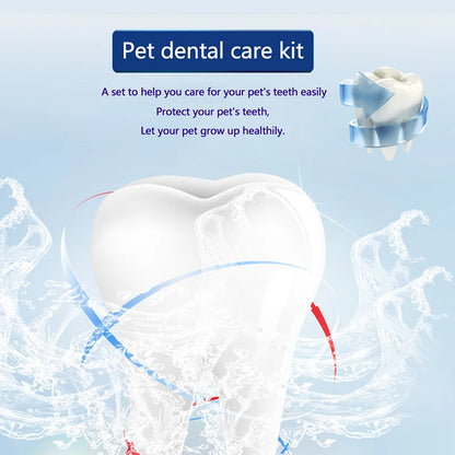 4-in-1 Dog Dental Care Kit – Toothpaste, Toothbrush & Finger Brush Set