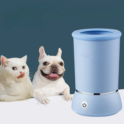 Automatic Electric Pet Paw Cleaner – Portable Quiet Dog Foot Washer
