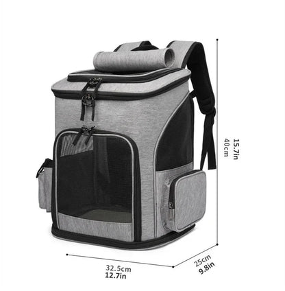 Foldable Breathable Pet Carrier Backpack