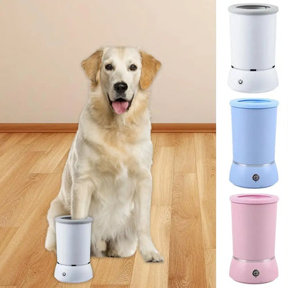 Automatic Electric Pet Paw Cleaner – Portable Quiet Dog Foot Washer