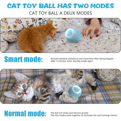 Smart Electric Rolling Cat Ball – Interactive Automatic Toy