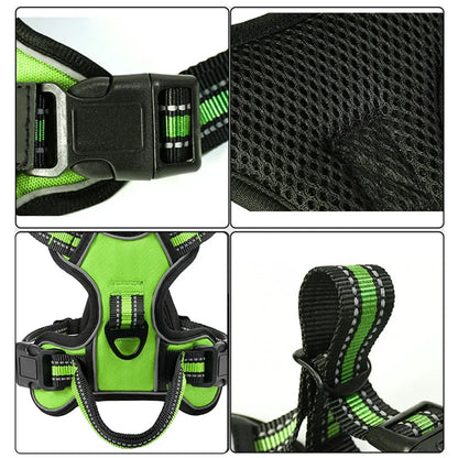 Adjustable Reflective No-Pull Dog Harness
