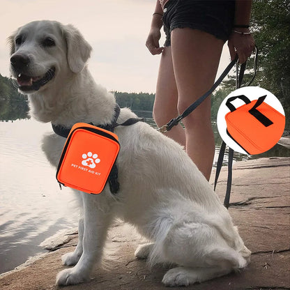 Compact Pet First Aid Kit – Outdoor Medical Pack for Dogs & Cats