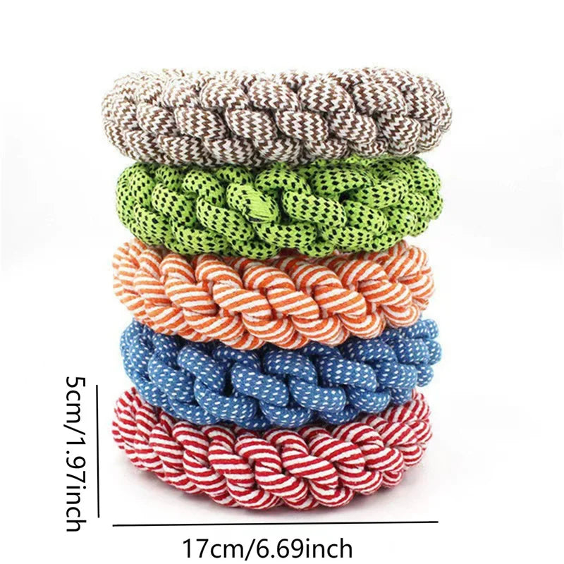 Heavy-Duty Rope Chew Toy – Durable Tug & Bite Toy for Medium & Large Dogs