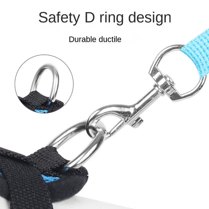 Summer Breathable Adjustable Mesh Harness & Leash for Small Dogs & Cats – Reflective Safety Vest