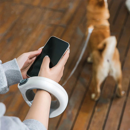 LED Wearable Retractable Leash with Touch Dimming