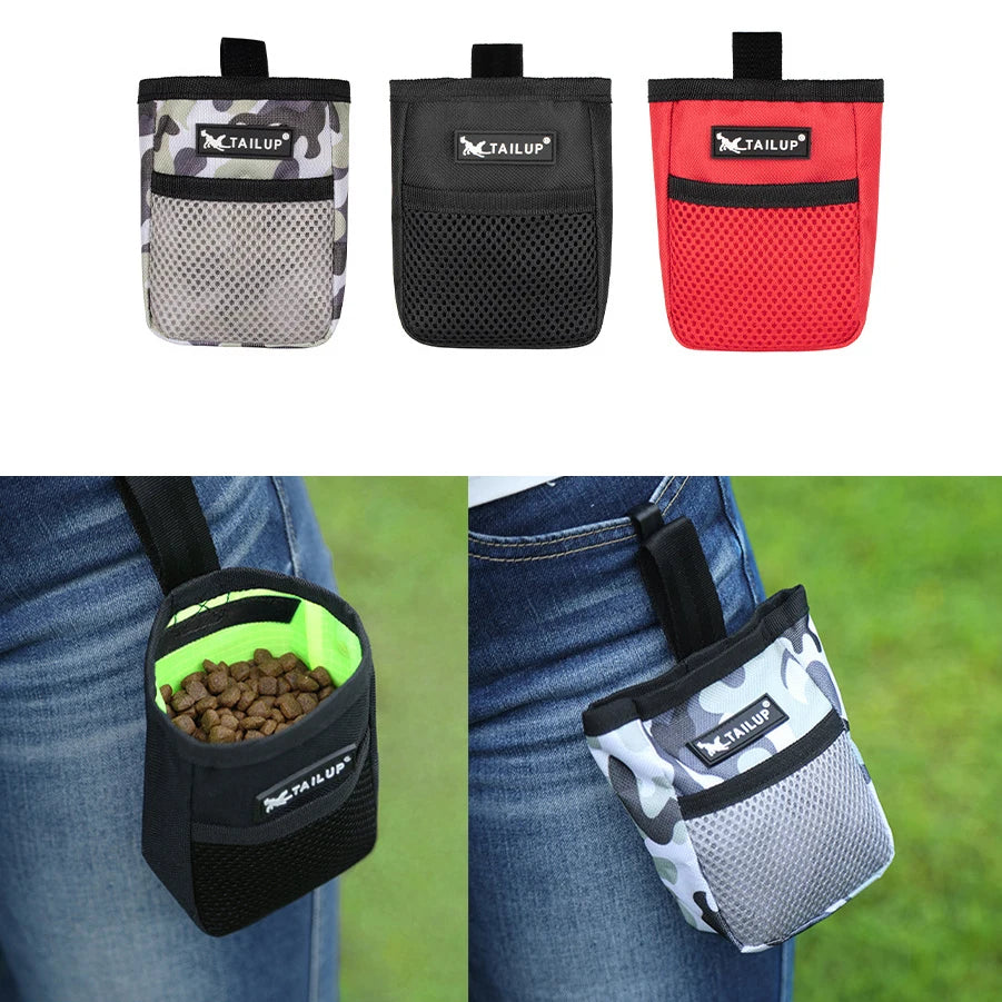 Dog Training Treat Pouch – Snack Reward Waist Bag for Puppies & Dogs