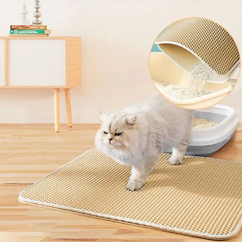 Waterproof Double-Layer Cat Litter Mat