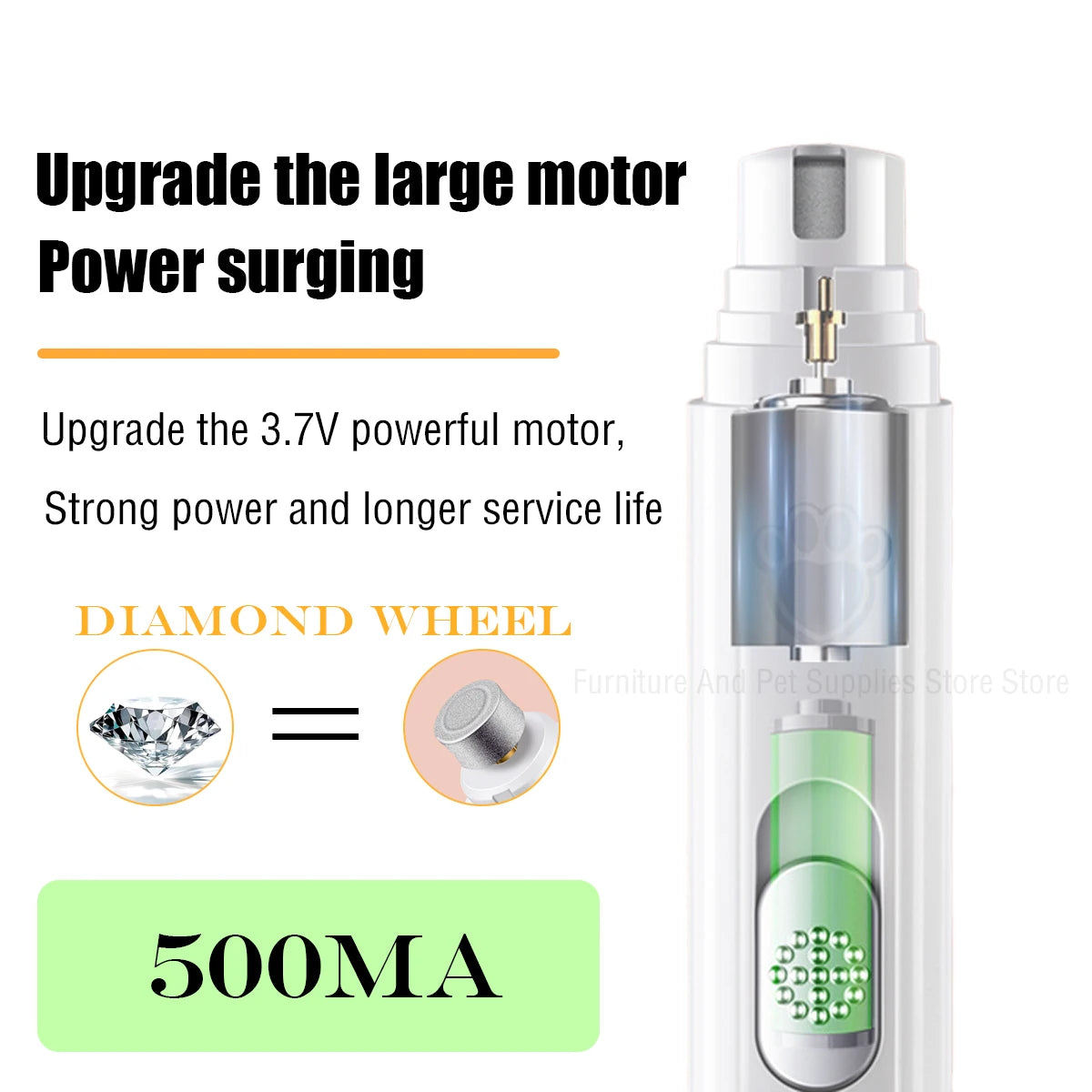 Rechargeable Electric Pet Nail Grinder