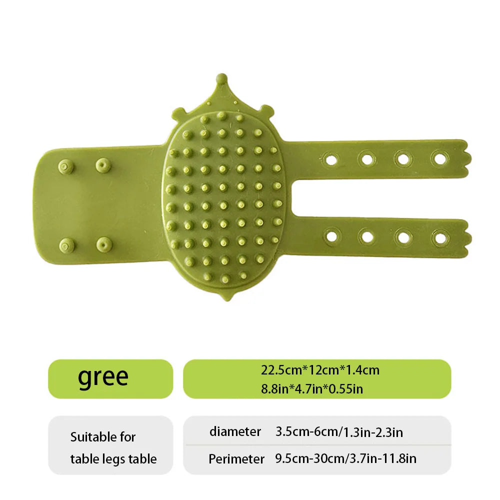 2-in-1 Cat Hair Removal & Massage Comb – Self-Cleaning Grooming Brush