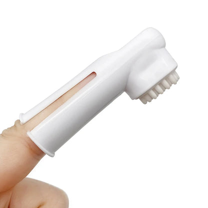 4-in-1 Dog Dental Care Kit – Toothpaste, Toothbrush & Finger Brush Set