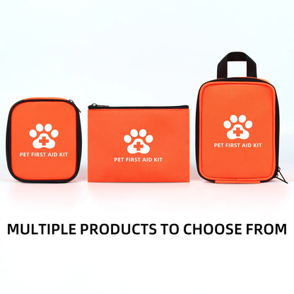 Compact Pet First Aid Kit – Outdoor Medical Pack for Dogs & Cats