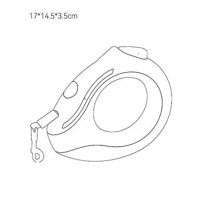 LED Wearable Retractable Leash with Touch Dimming