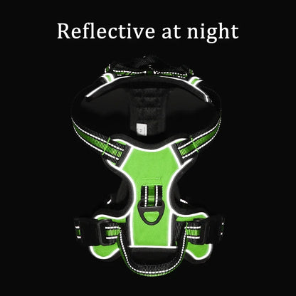 Adjustable Reflective No-Pull Dog Harness