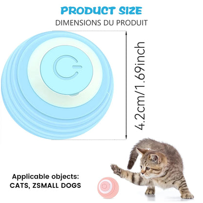 Smart Electric Rolling Cat Ball – Interactive Automatic Toy