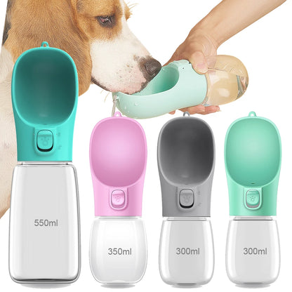 2-in-1 Portable Pet Water Bottle & Food Container