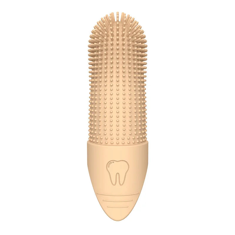 360° Silicone Finger Toothbrush for Dogs & Cats