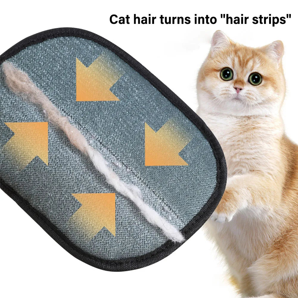 2-in-1 Pet Grooming Glove & Hair Remover Brush