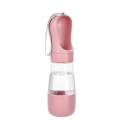 2-in-1 Portable Pet Water Bottle & Food Container