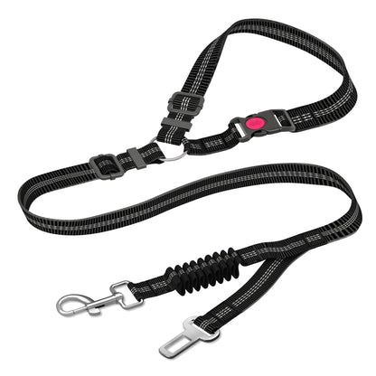 Adjustable Heavy-Duty Dog Car Seat Belt