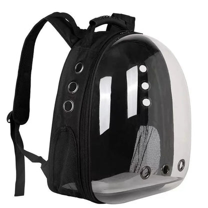 Transparent Cat Space Backpack – Breathable Travel Carrier for Pets