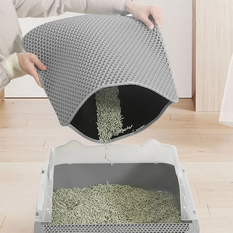 Waterproof Double-Layer Cat Litter Mat